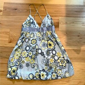 Vibrant psychadelic vintage style bubble dress